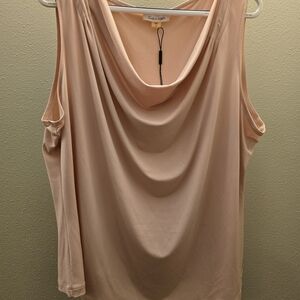 Calvin Klein Women's Blush Pink Sleeveless Top